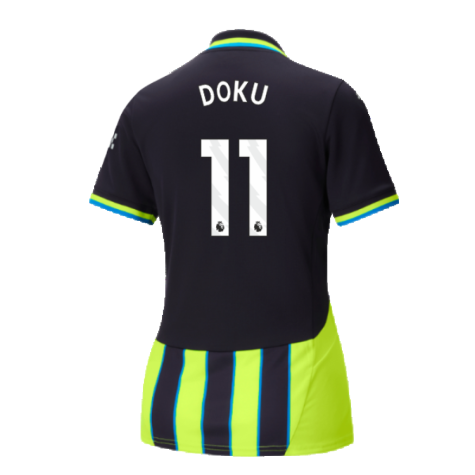 2024-2025 Man City Away Shirt (Womens) (Doku 11)