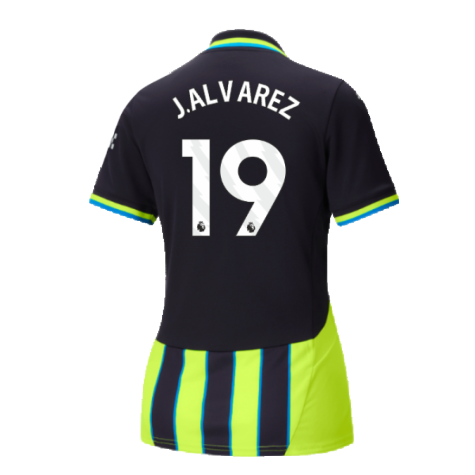 2024-2025 Man City Away Shirt (Womens) (J.Alvarez 19)