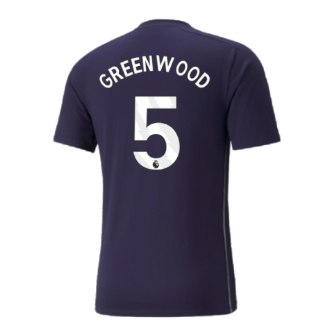 2024-2025 Man City Casuals Tee (Navy) (Greenwood 5)