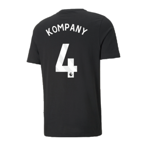 2024-2025 Man City ESS Tee (Black) (Kompany 4)