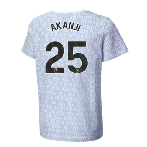 2024-2025 Man City ftblCulture Tee AOP (Light Blue) (Akanji 25)