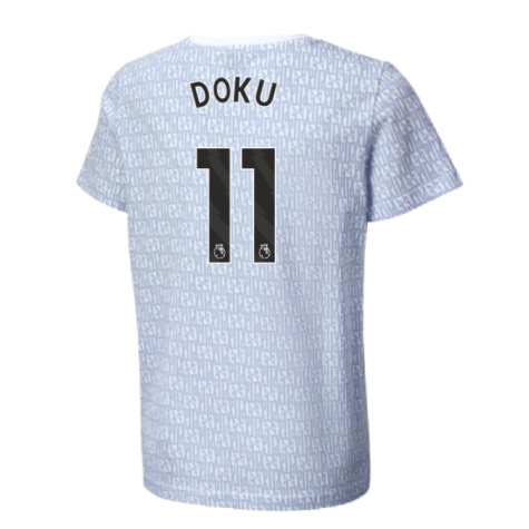 2024-2025 Man City ftblCulture Tee AOP (Light Blue) (Doku 11)