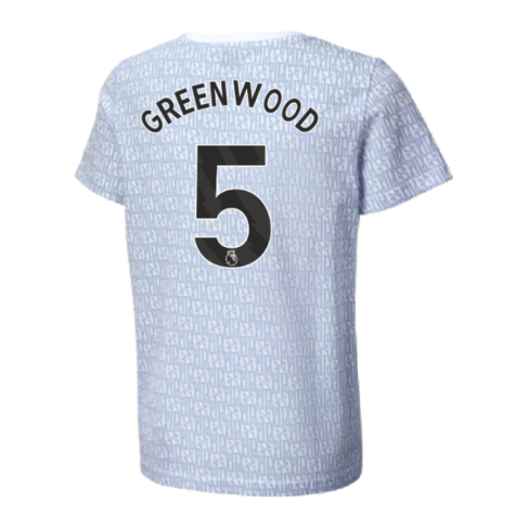 2024-2025 Man City ftblCulture Tee AOP (Light Blue) - Kids (Greenwood 5)