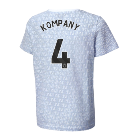 2024-2025 Man City ftblCulture Tee AOP (Light Blue) (Kompany 4)