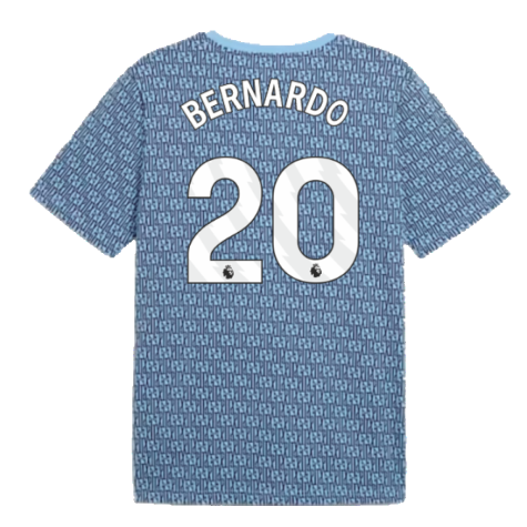 2024-2025 Man City ftblCulture Tee AOP (Navy) (Bernardo 20)