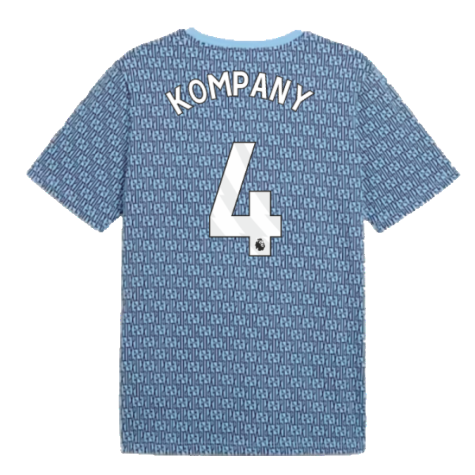 2024-2025 Man City ftblCulture Tee AOP (Navy) (Kompany 4)