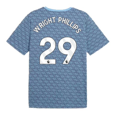 2024-2025 Man City ftblCulture Tee AOP (Navy) (Wright Phillips 29)