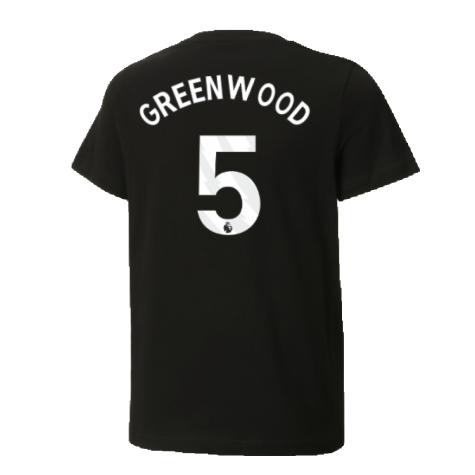 2024-2025 Man City ftblCulture Tee (Black) - Kids (Greenwood 5)