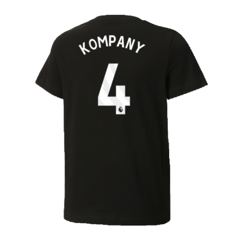 2024-2025 Man City ftblCulture Tee (Black) (Kompany 4)