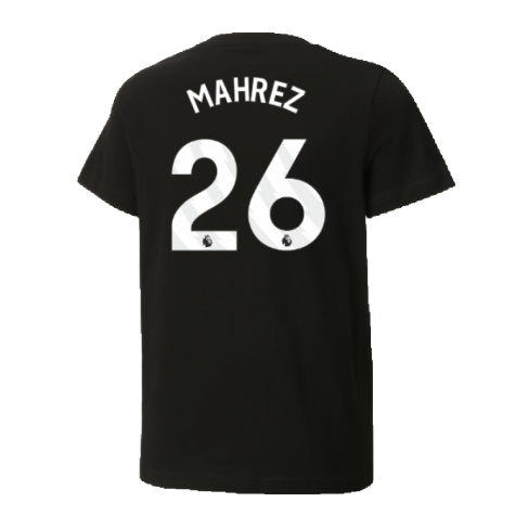 2024-2025 Man City ftblCulture Tee (Black) (Mahrez 26)