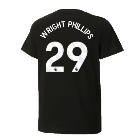 2024-2025 Man City ftblCulture Tee (Black) (Wright Phillips 29)