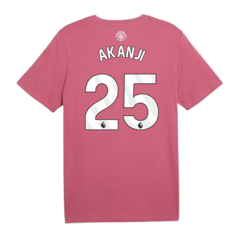 2024-2025 Man City ftblCulture Tee (Dusty Orchid) (Akanji 25)