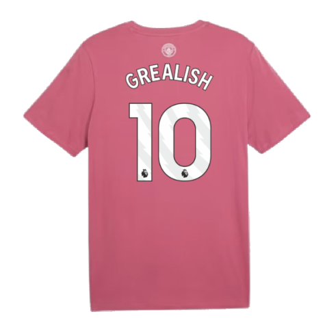 2024-2025 Man City ftblCulture Tee (Dusty Orchid) (Grealish 10)