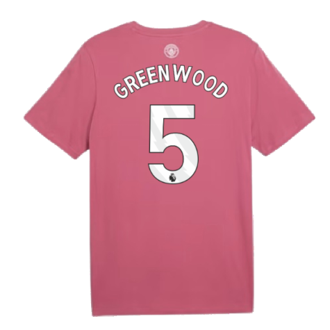 2024-2025 Man City ftblCulture Tee (Dusty Orchid) (Greenwood 5)