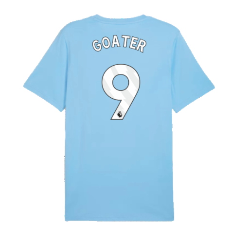 2024-2025 Man City ftblCulture Tee (Light Blue) (Goater 9)