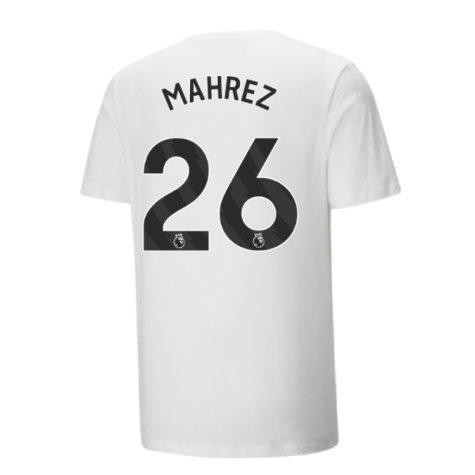 2024-2025 Man City ftblCulture Tee (White) (Mahrez 26)