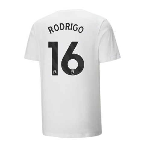 2024-2025 Man City ftblCulture Tee (White) (Rodrigo 16)