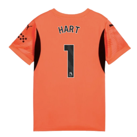 2024-2025 Man City Goalkeeper Shirt (Neon Sun) - Kids (Hart 1)