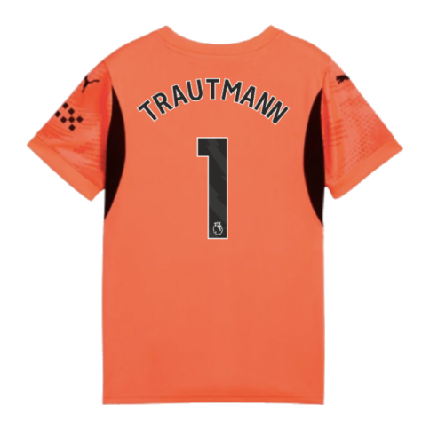 2024-2025 Man City Goalkeeper Shirt (Neon Sun) - Kids (Trautmann 1)