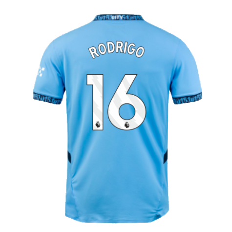 2024-2025 Man City Home Authentic Shirt (Rodrigo 16)