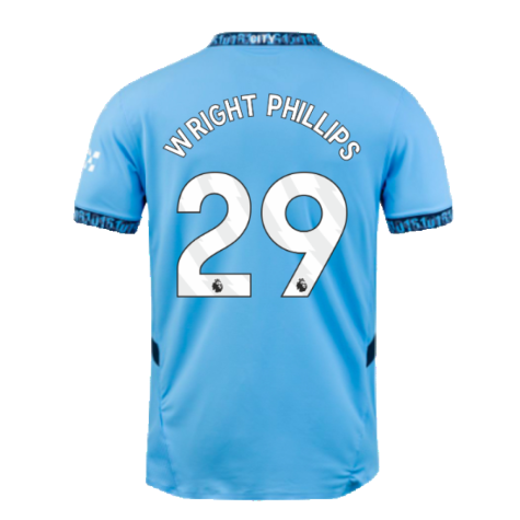 2024-2025 Man City Home Authentic Shirt with packaging (Wright Phillips 29)