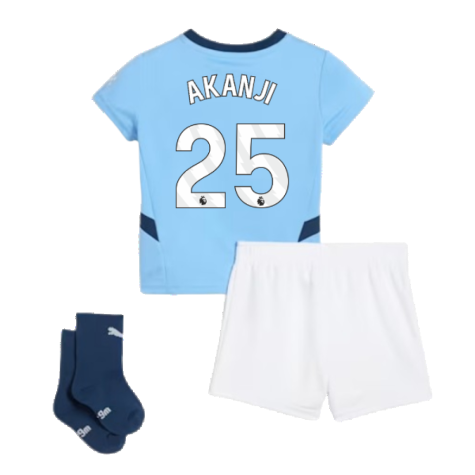 2024-2025 Man City Home Baby Kit (Akanji 25)