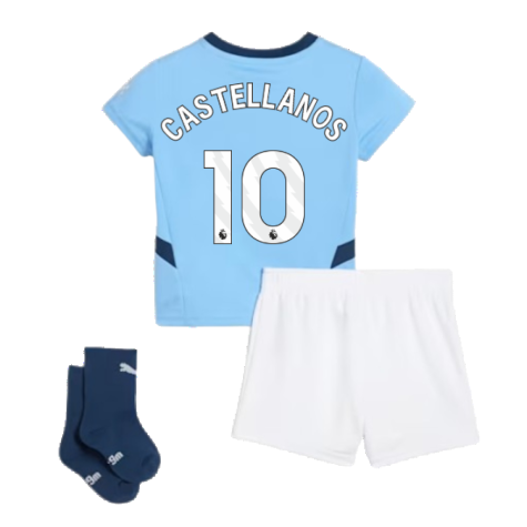 2024-2025 Man City Home Baby Kit (Castellanos 10)