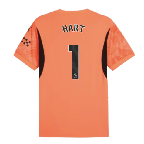 2024-2025 Man City Home Goalkeeper Shirt (Neon Sun) (Hart 1)