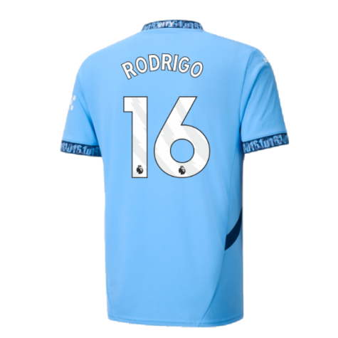 2024-2025 Man City Home Shirt (Rodrigo 16)