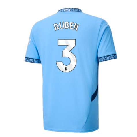 2024-2025 Man City Home Shirt (Ruben 3)