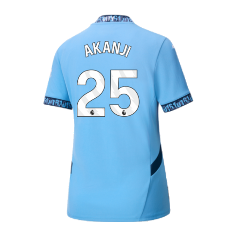 2024-2025 Man City Home Shirt (Womens) (Akanji 25)