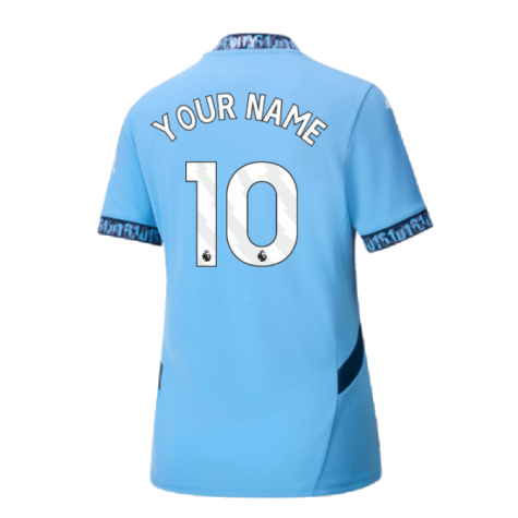 2024-2025 Man City Home Shirt (Womens) (Your Name)