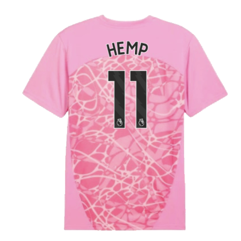 2024-2025 Man City Pre-Match Shirt (Pink) (Hemp 11)