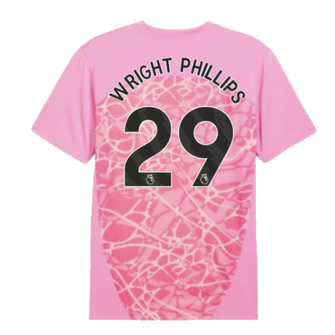 2024-2025 Man City Pre-Match Shirt (Pink) (Wright Phillips 29)