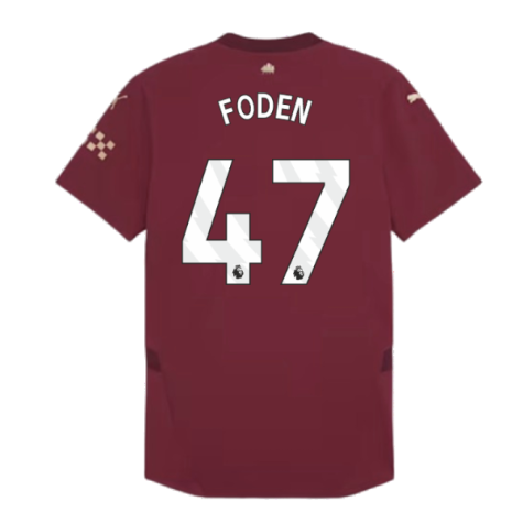 2024-2025 Man City Third Authentic Shirt (Foden 47)