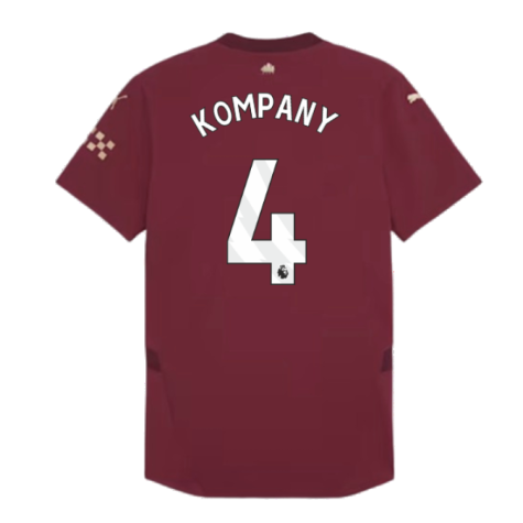 2024-2025 Man City Third Authentic Shirt (Kompany 4)