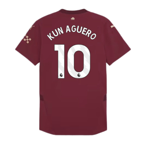 2024-2025 Man City Third Authentic Shirt (Kun Aguero 10)