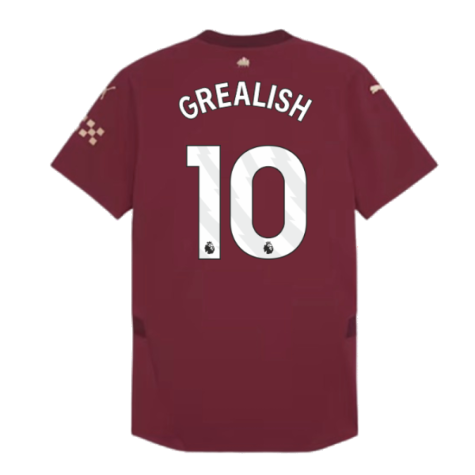 2024-2025 Man City Third Authentic Shirt w/packaging (Grealish 10)