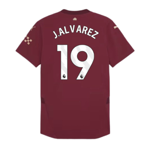 2024-2025 Man City Third Authentic Shirt w/packaging (J.Alvarez 19)