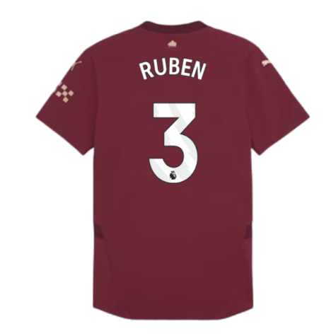 2024-2025 Man City Third Authentic Shirt w/packaging (Ruben 3)