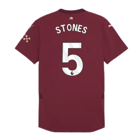 2024-2025 Man City Third Authentic Shirt w/packaging (Stones 5)