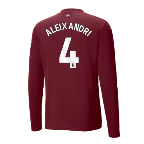 2024-2025 Man City Third Long Sleeve Shirt (Aleixandri 4)
