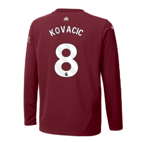 2024-2025 Man City Third Long Sleeve Shirt (Kids) (Kovacic 8)