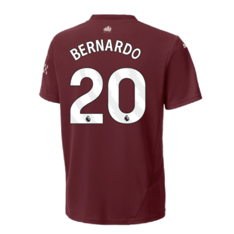 2024-2025 Man City Third Mini Kit (Bernardo 20)