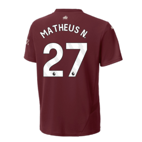 2024-2025 Man City Third Mini Kit (Matheus N. 27)