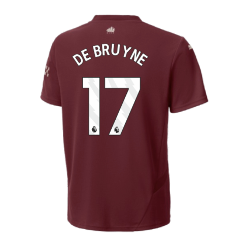 2024-2025 Man City Third Shirt (Kids) (De Bruyne 17)