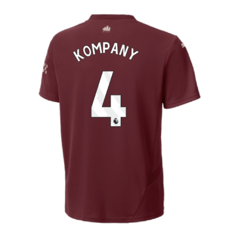 2024-2025 Man City Third Shirt (Kids) (Kompany 4)