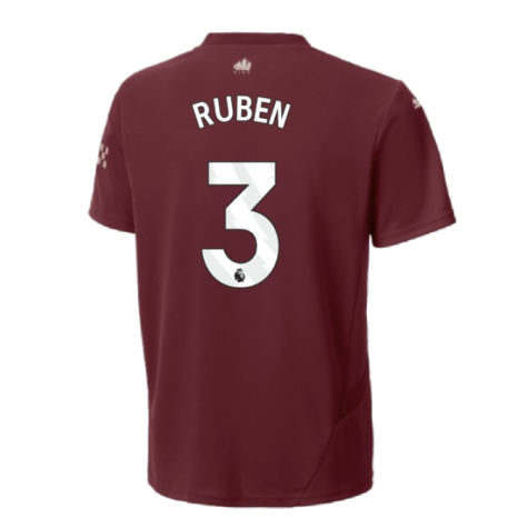 2024-2025 Man City Third Shirt (Kids) (Ruben 3)
