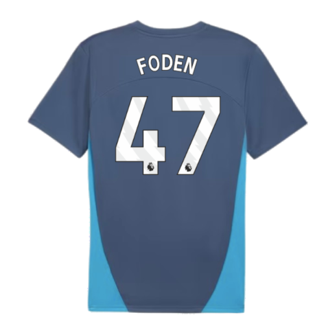 2024-2025 Man City Training Shirt (Inky Blue) (Foden 47)