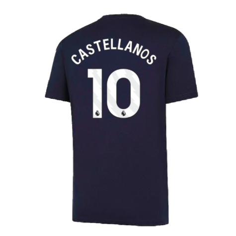 2024-2025 Man City Training Shirt (Inky Blue) - Kids (Castellanos 10)
